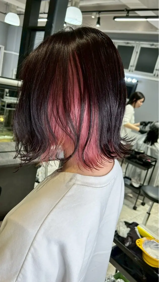 カラー GiseL あいりのヘアスタイル