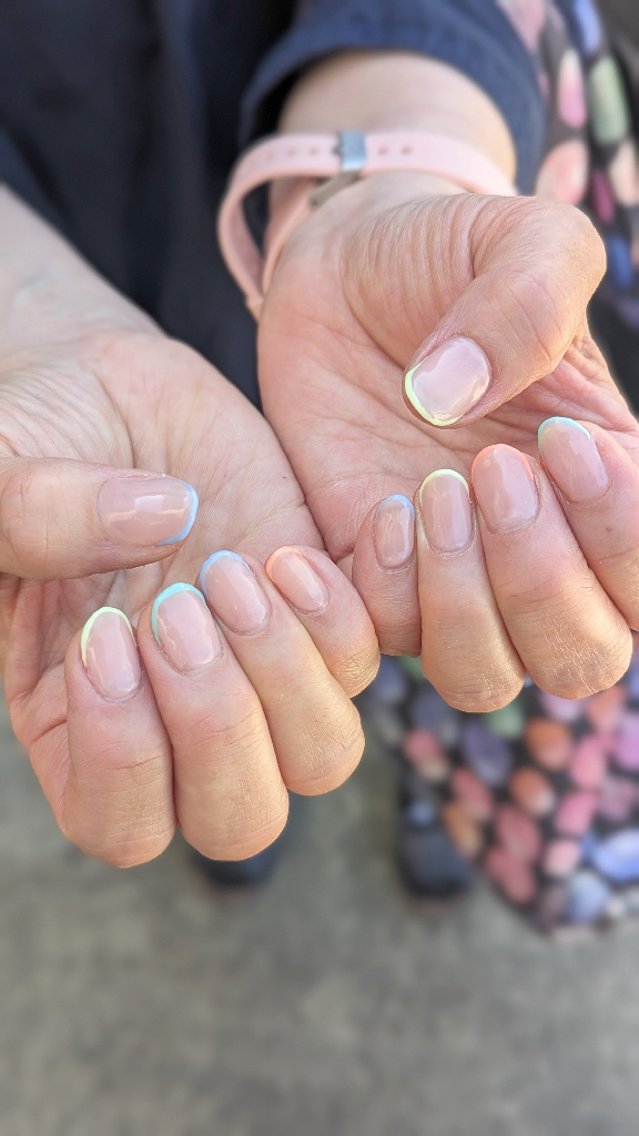 ネイル フレンチネイル ハンドネイル 推しネイル | 　aycnailのネイルデザイン