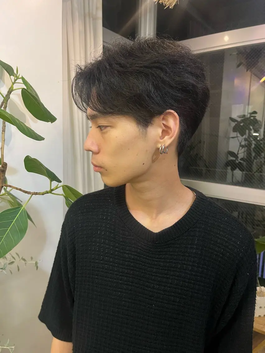 💇‍♂️メンズカット【センターパート】2㌢以上カットの写真