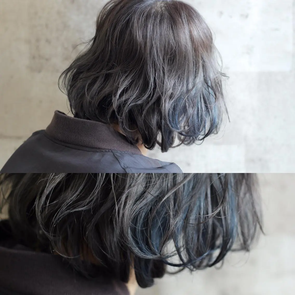 ショート カラー ネイビーカラー 武田 清久のヘアスタイル