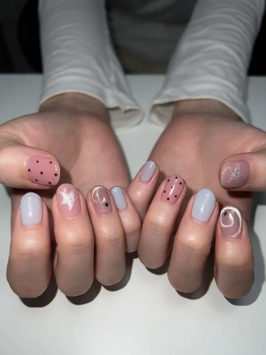 ネイル ハンドネイル Hues  Nail Sasaraのネイルデザイン