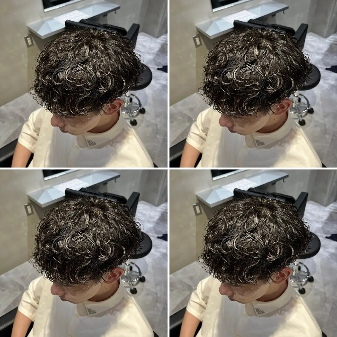 パーマ メンズ カット パーマ トリートメント ヘアセット メンズパーマ特化 店長望月謙二郎のヘアスタイル
