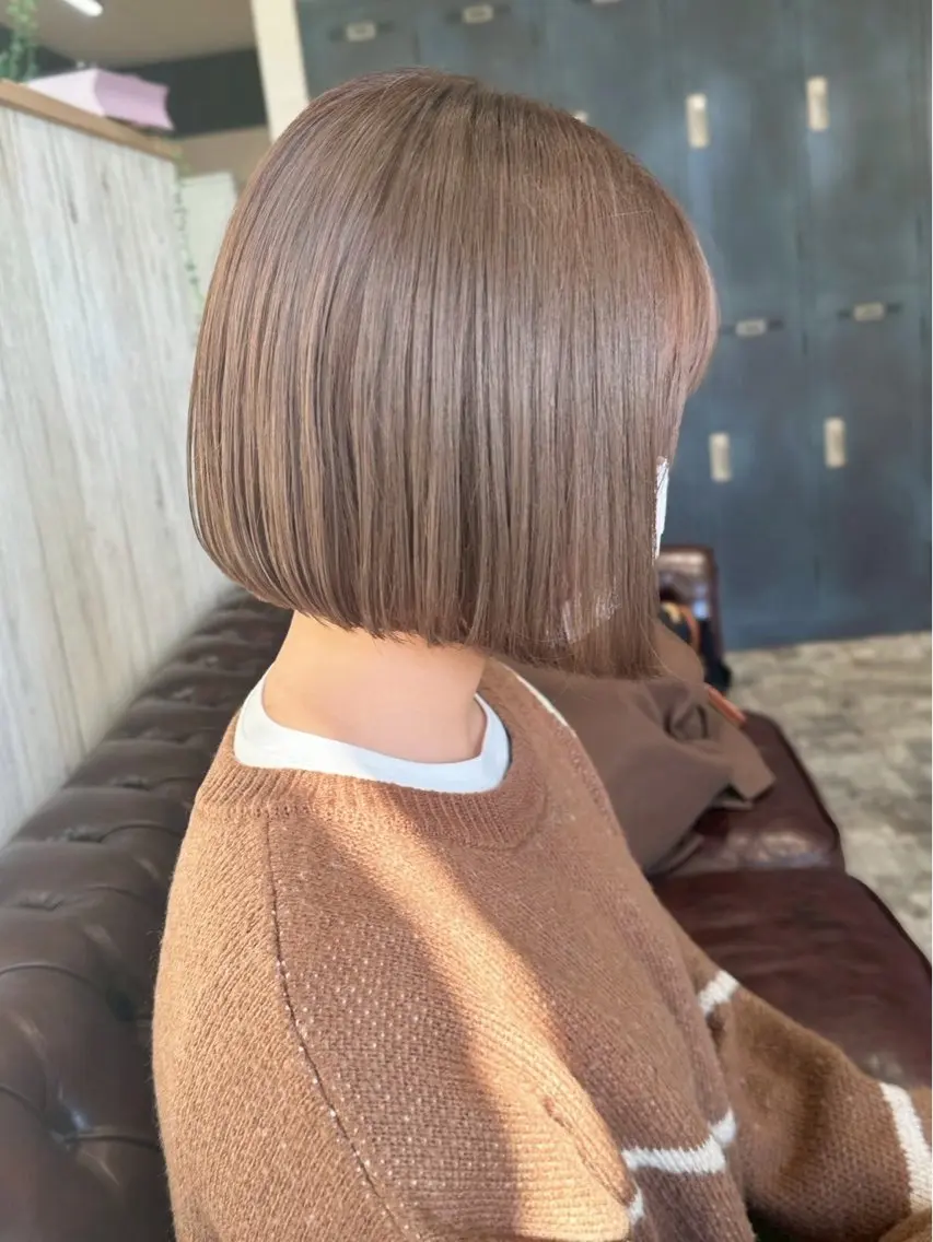 【人気No.1】カット+透明感カラー+トリートメントの写真