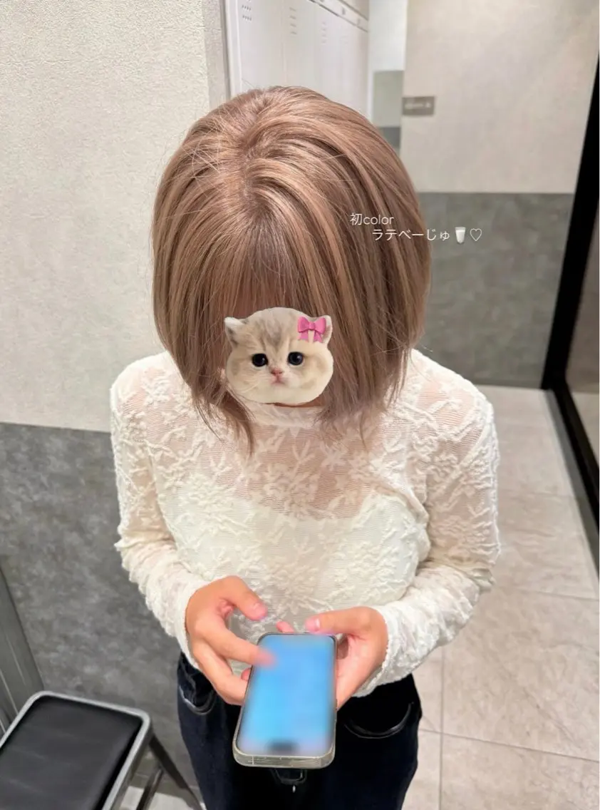 ショート ヘアカラー ai ｜ 似合わせhair♡のヘアスタイル