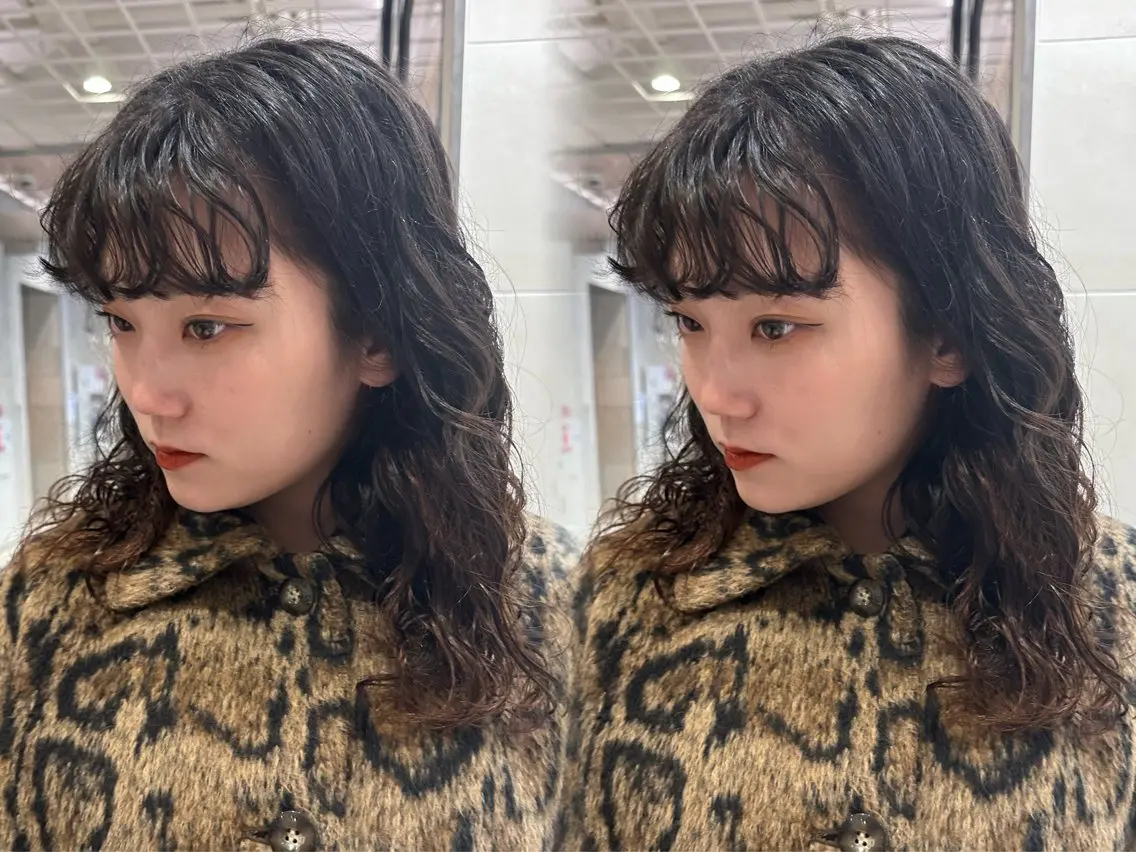 パーマ ニュアンスパーマ カット パーマ 丸みショートボブ Narumi✂︎のヘアスタイル