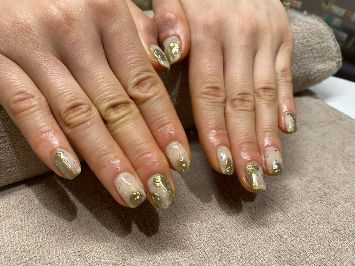 ネイル アートネイル フットネイル グラデーション ラメ(グリッター) ラメグラデーション nail今村 澪奈のネイルデザイン