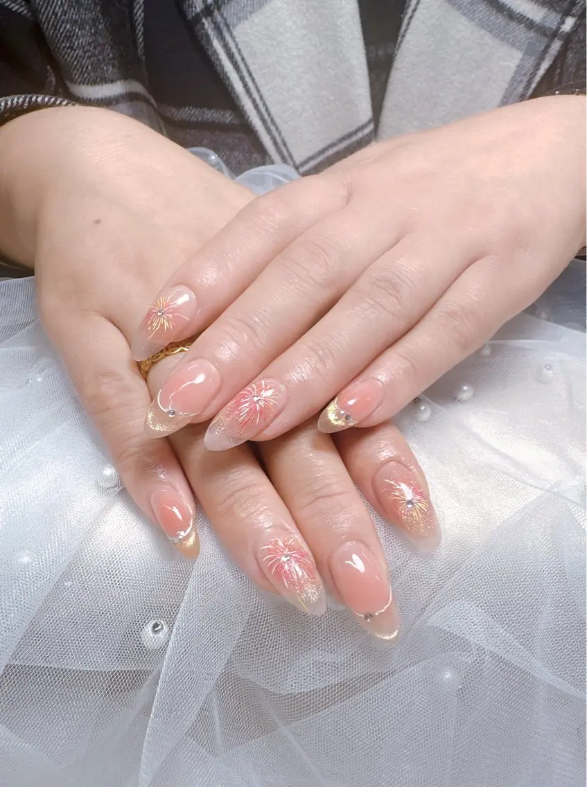 ネイル 長さ出し 持ち込み ネイルチップ ハンドネイル Y3 NailSalonのネイルデザイン