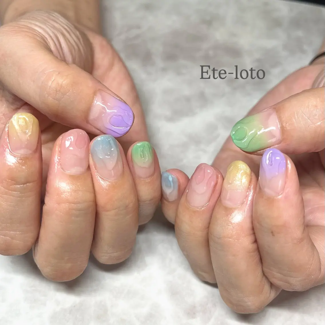 ネイル アートネイル 持ち込み nail bar Ete-lotoのネイルデザイン
