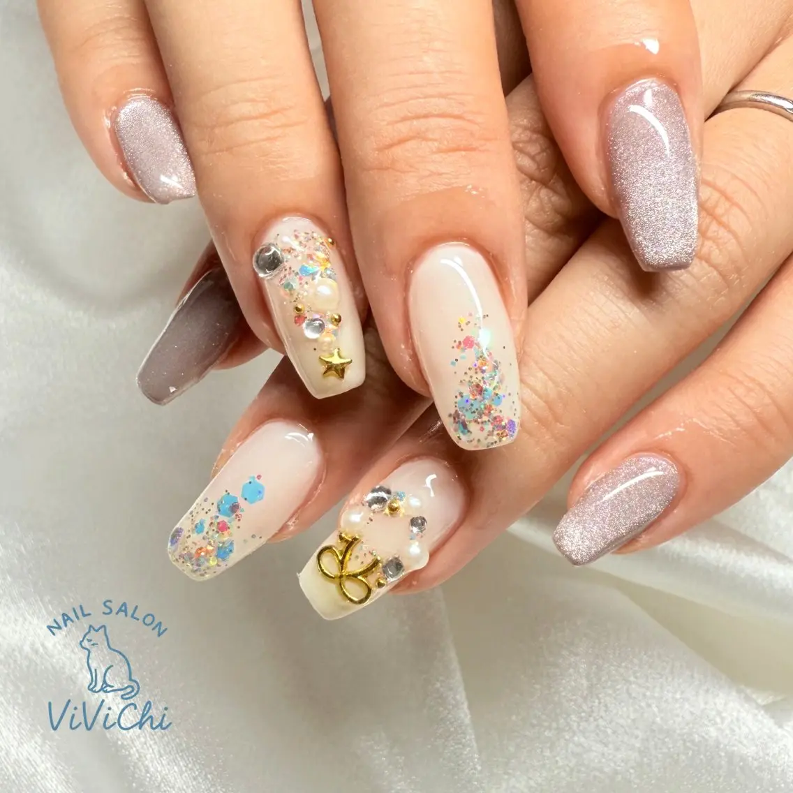 ネイル ハンドネイル ViViChi 梨帆のネイルデザイン