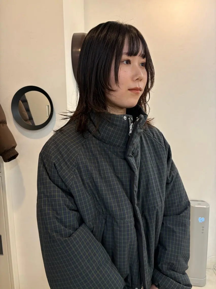 ミディアム カット eri kinjoのヘアスタイル