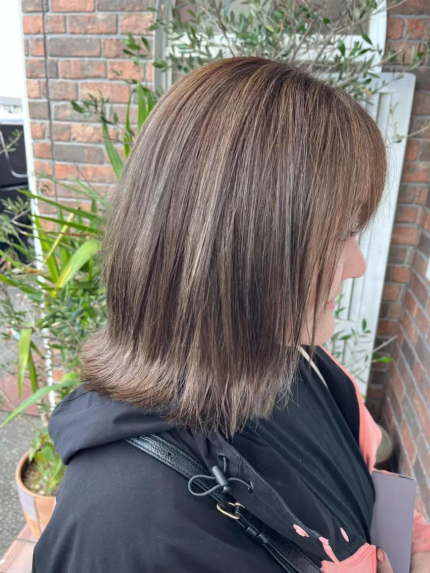 ミディアム カラー ブリーチ 髪質改善 トリートメント カット ヘアカラー トリートメント YUIMARL 倉敷店🌸SAEのヘアスタイル