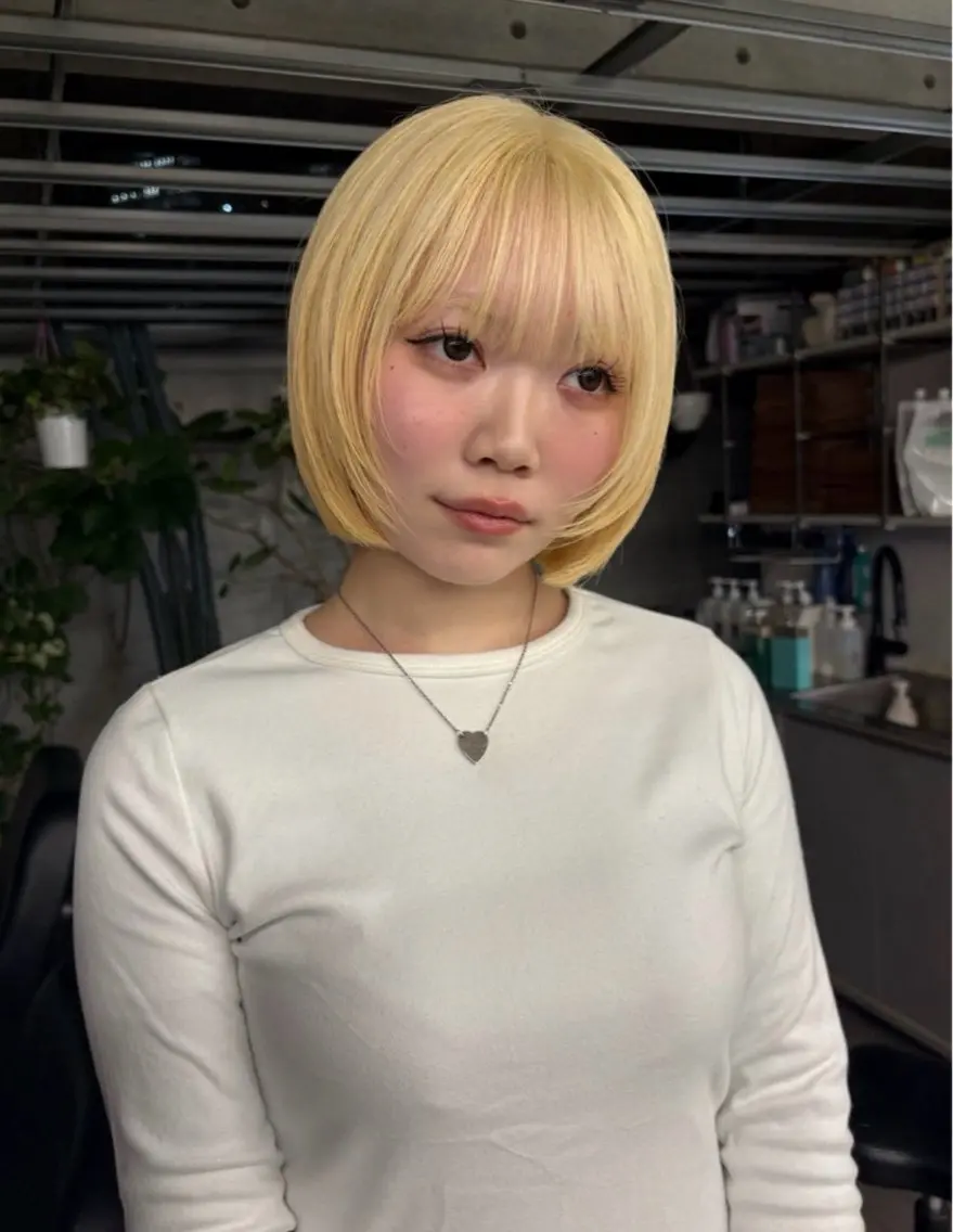 ショート フジイ トワのヘアスタイル