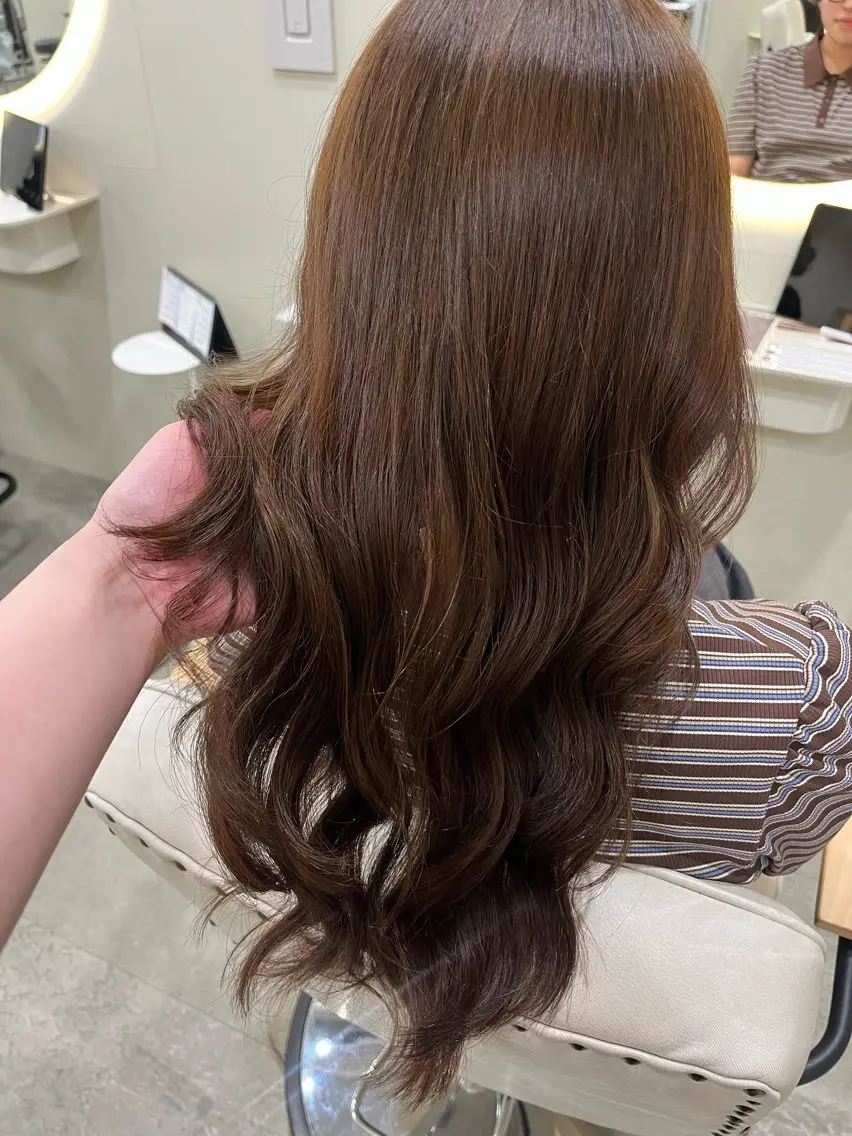 ロング カラー ヘアカラー トリートメント haruhi/艶髪 ☀️透明感カラーのヘアスタイル