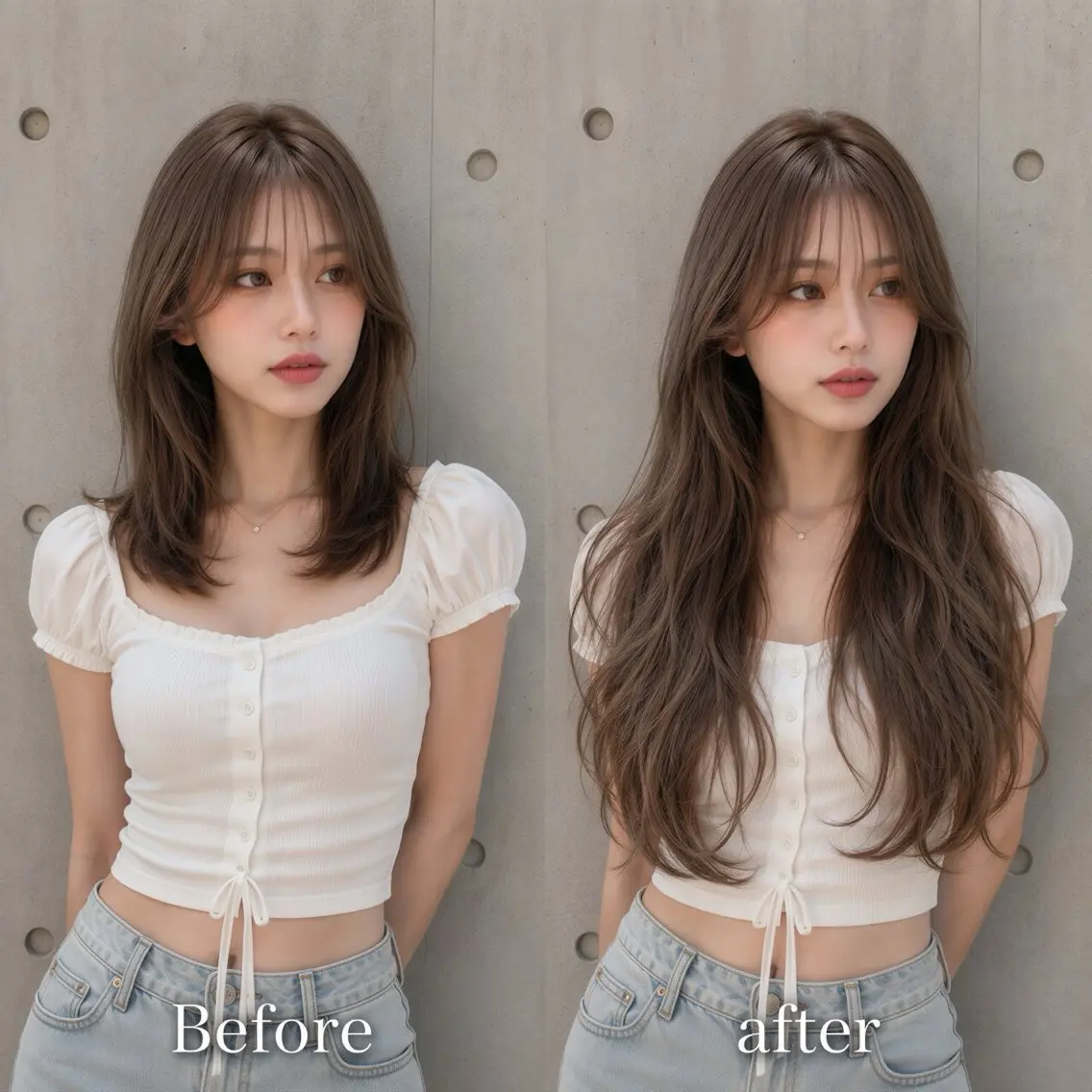 ロング シールエクステ エクステ 韓国風ヘア レイヤーカット ロング エクステ MIRAC河原崎 透【代表/オーナー】のヘアスタイル