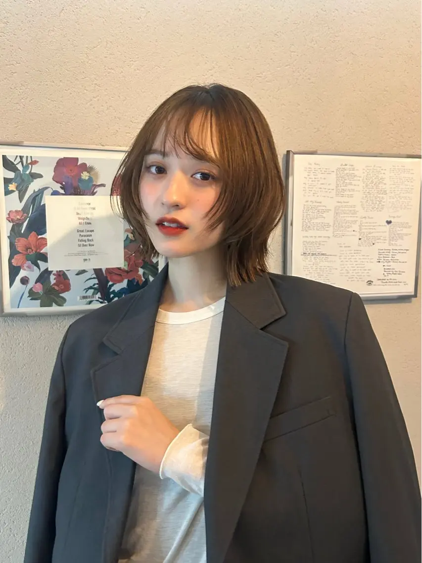 ショート カラー 透明感カラー/ chisaのヘアスタイル