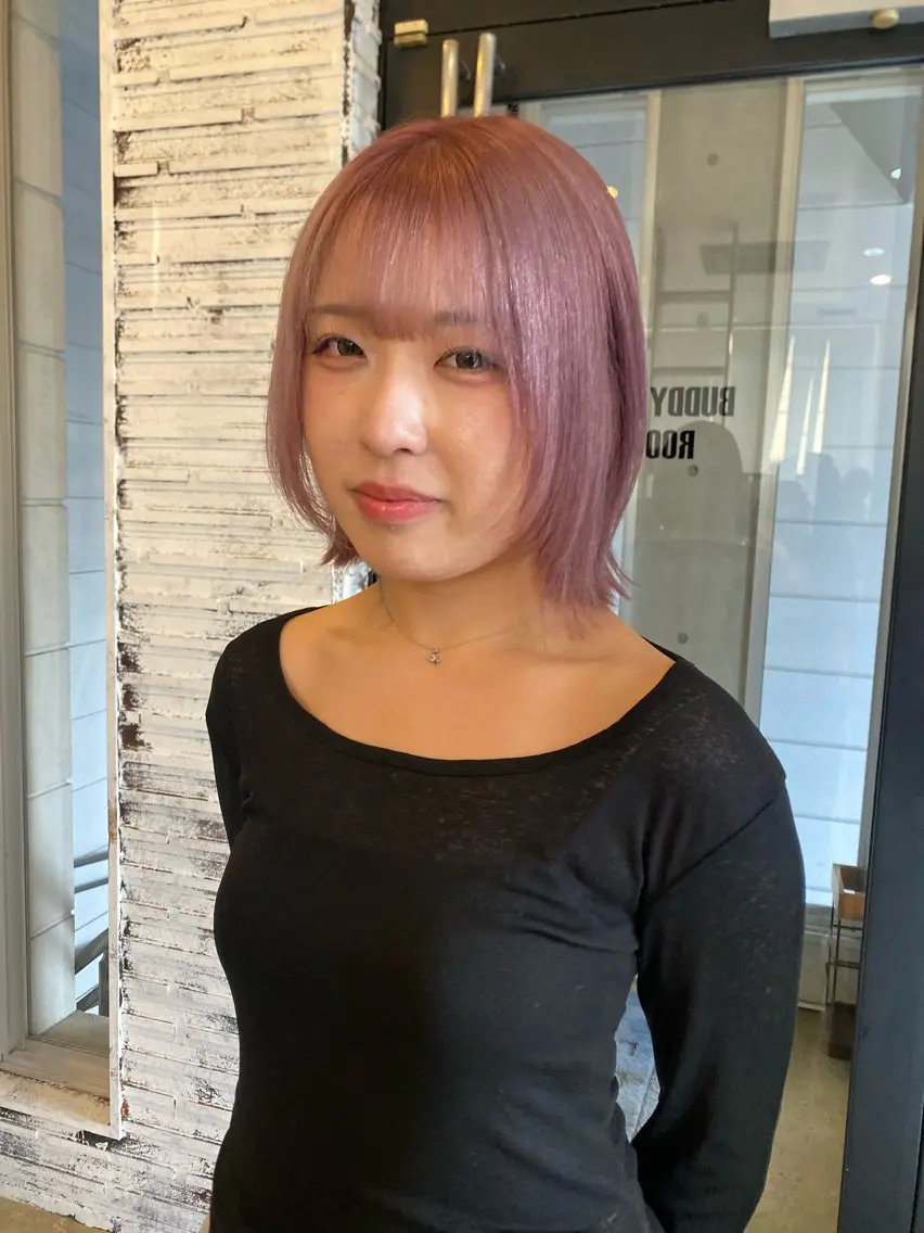 ミディアム カラー ヘアカラー 名古屋カラー ひかりのヘアスタイル