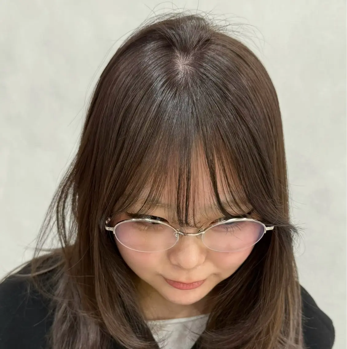 カラー ヘアカラー Kaho 心斎橋カラーモデルのヘアスタイル