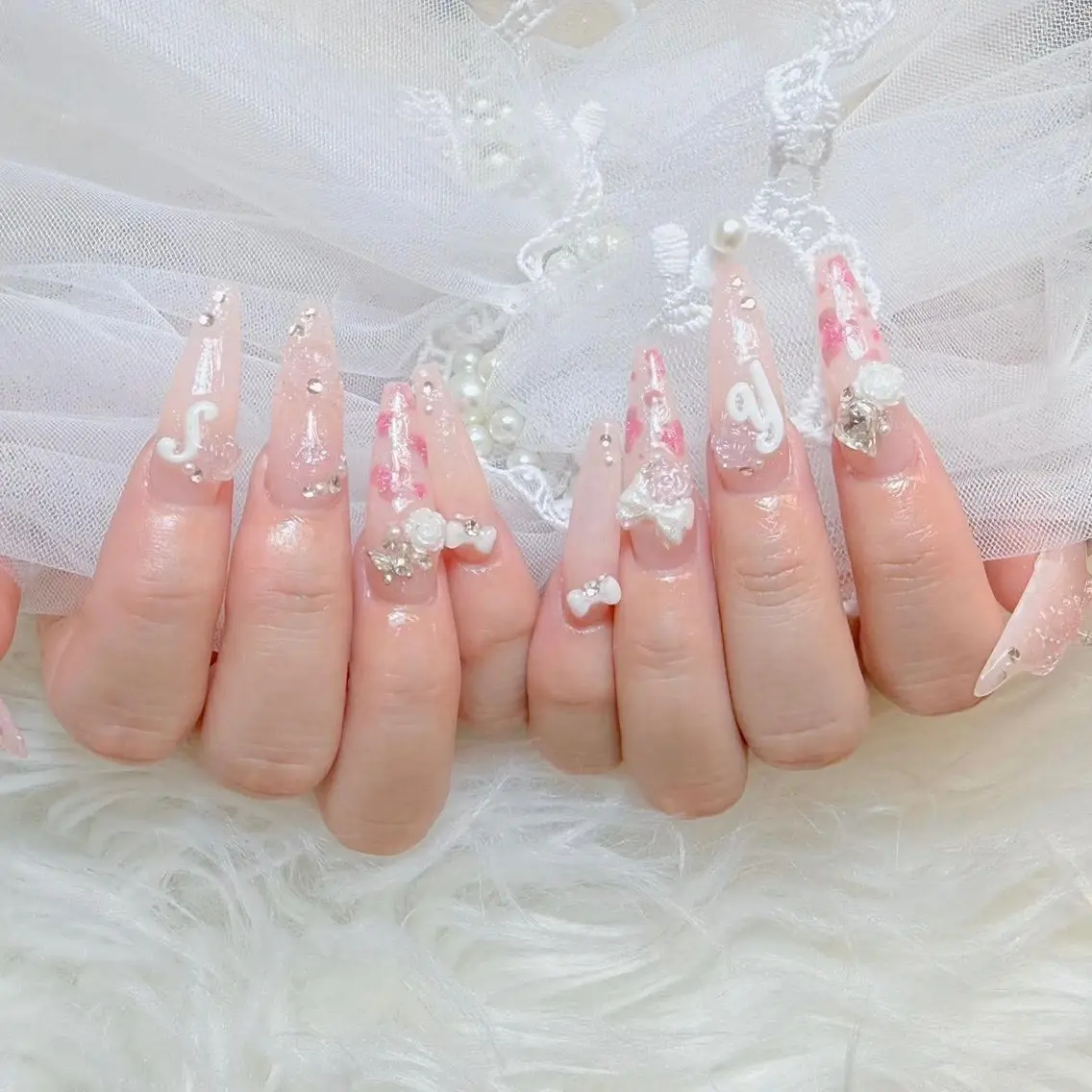 ネイル ハンドネイル ANH NAIL ゴテゴテ専門店💎のネイルデザイン