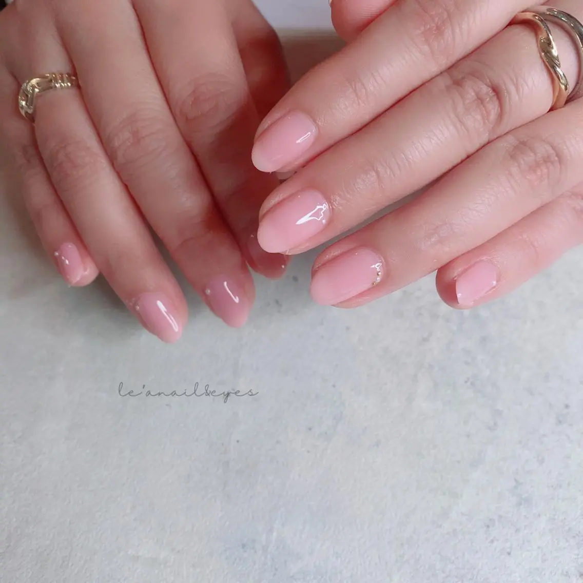 ネイル ストーンネイル Le'a nail&eyesのマツエク・マツパデザイン