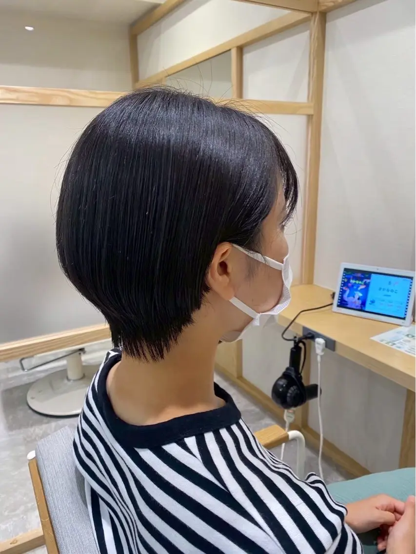 ショート spinhair荻野 莉帆のヘアスタイル
