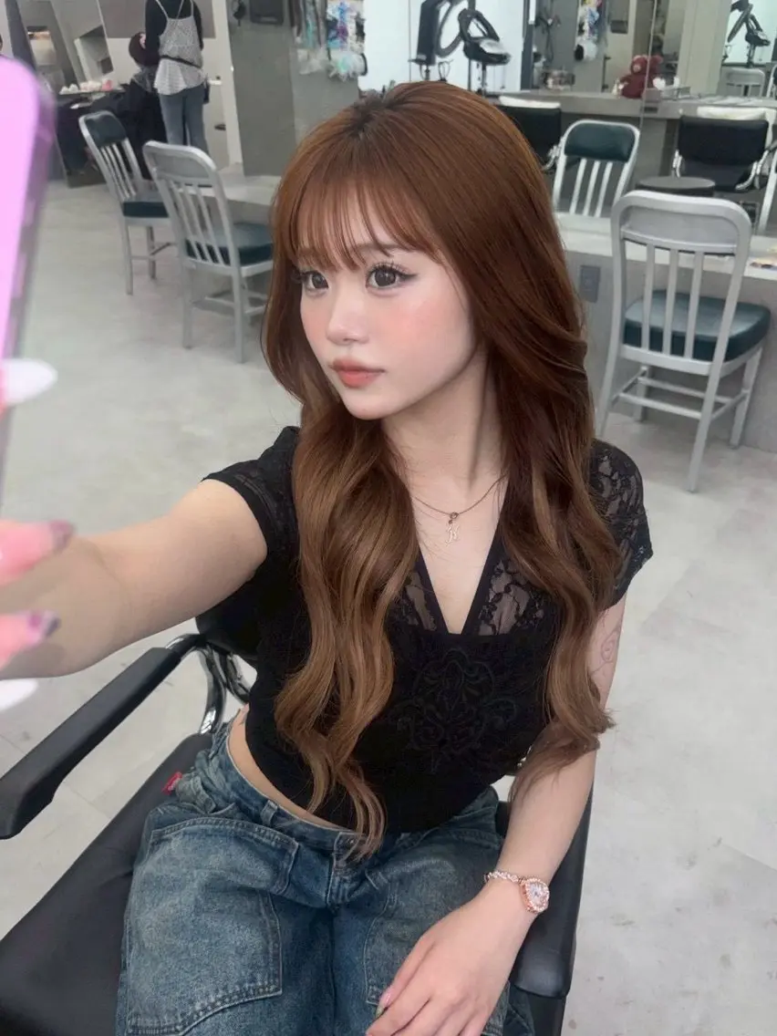 ロング カラー ヘアアレンジ メンズ カット ヘアカラー トリートメント エクステ ヘアセット 羽エク指名No1✨️ シールエク🌙しぇるのヘアスタイル