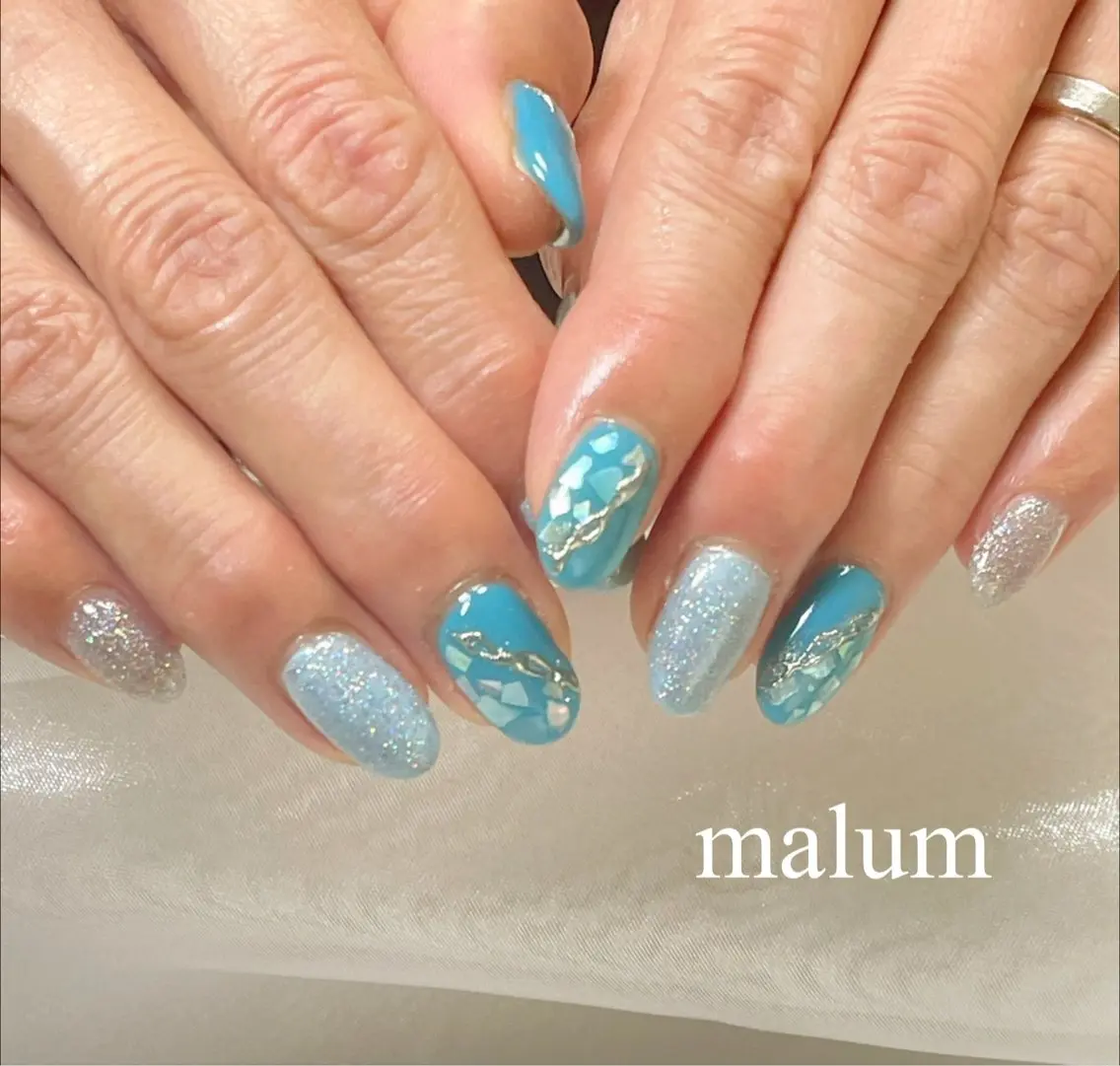 ネイル ハンドネイル malum nailのネイルデザイン