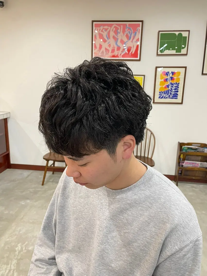 パーマ メンズ 花楓/カット モデル募集中✨のヘアスタイル