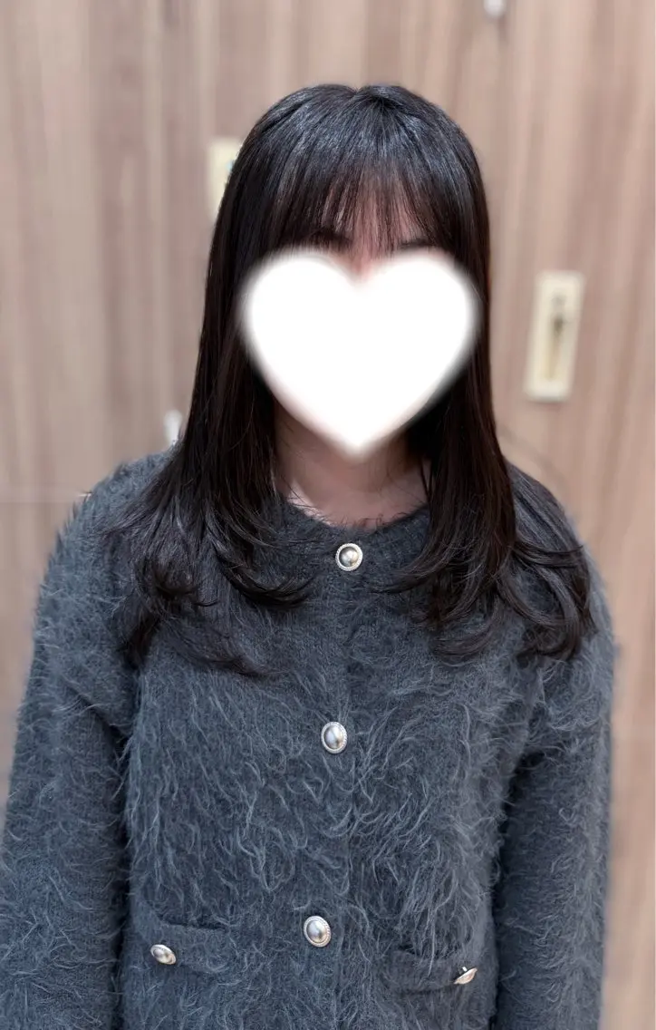 セミロング レイヤーカット カット カルマ・ニュアンス/ 縮毛/レイヤーaoiのヘアスタイル