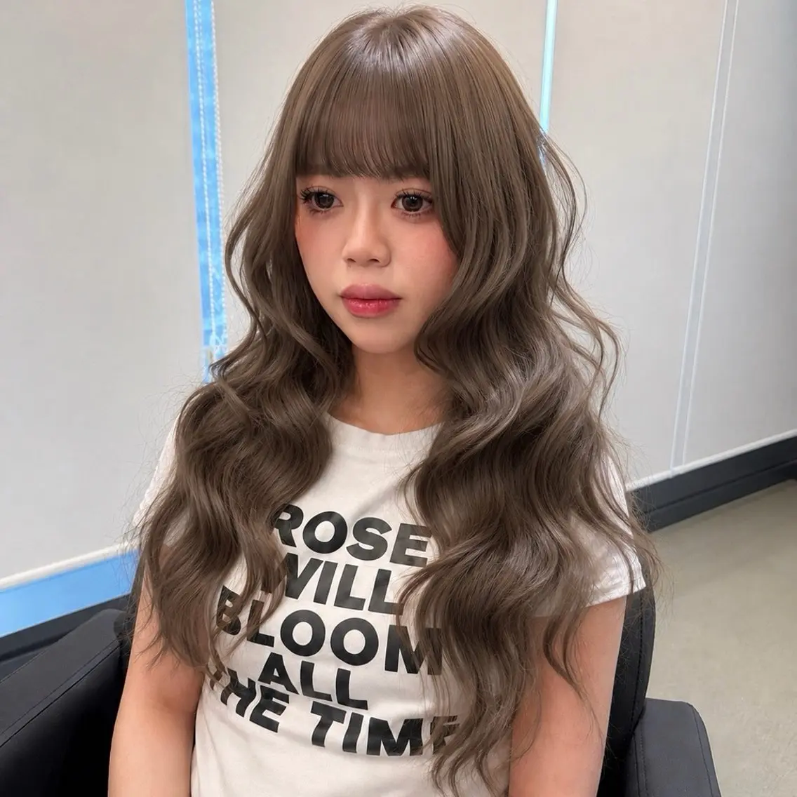 ロング カット ヘアカラー トリートメント レイヤーカット/髪質 改善/momo🎀のヘアスタイル
