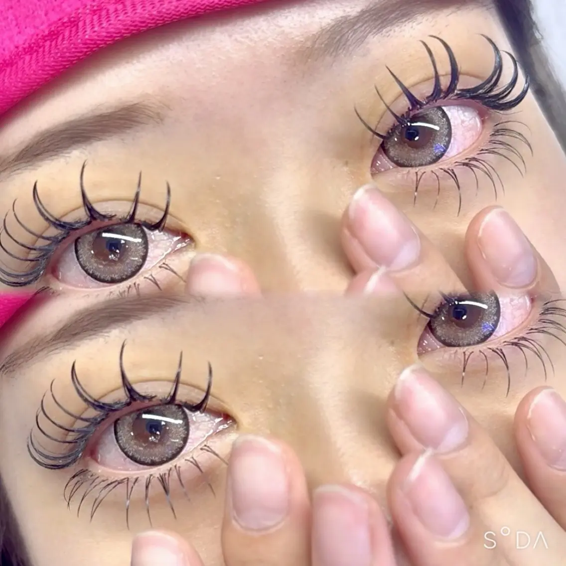 マツエク・マツパ 付け放題 下まつげエクステ マツエク eyelash salon VOSSのマツエク・マツパデザイン