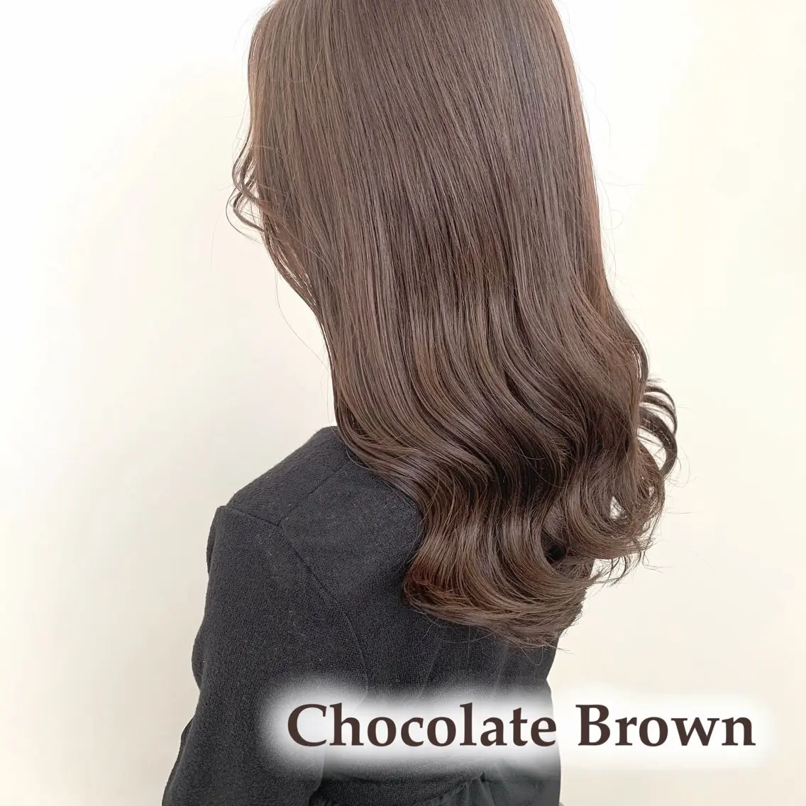 セミロング カラー ブラウンカラー チョコレートブラウン ParveMix¦ 出石 菜々🥂のヘアスタイル