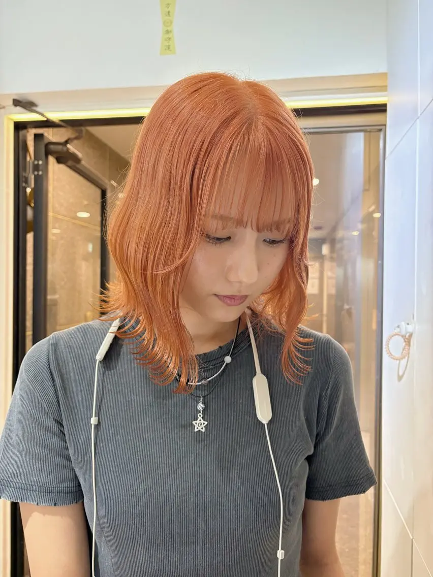 ショート カラー ブリーチ カット ヘアカラー RINO/似合わせ /女性専用𖧷のヘアスタイル
