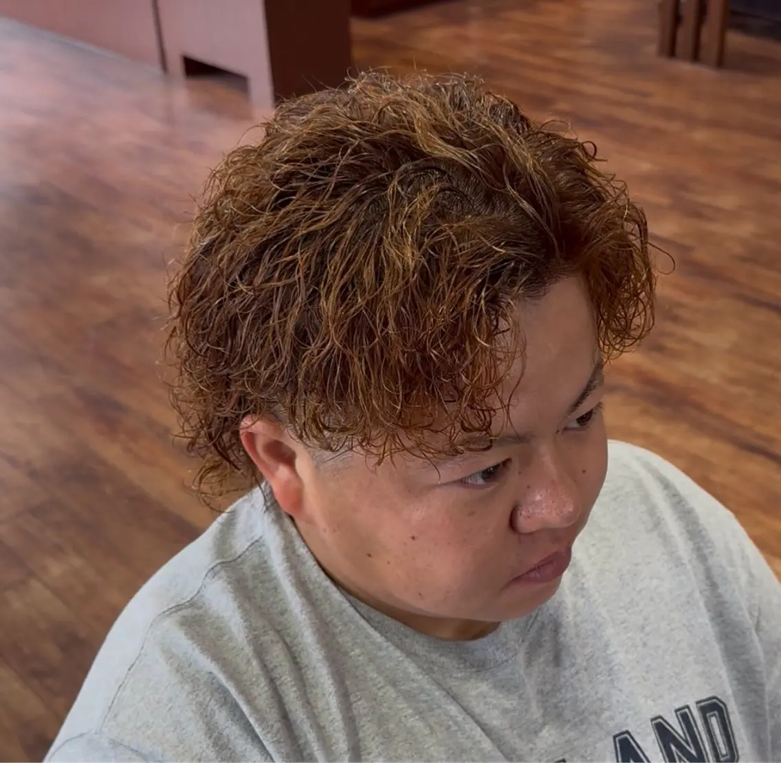 ショート パーマ カット パーマ トリートメント 野洲/美容室/美容師 平田蒼太ヒラタソウタのヘアスタイル