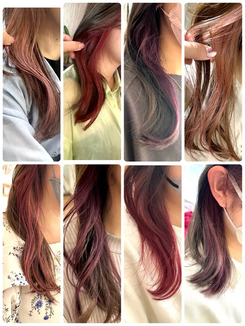 カラー インナーカラー hair &make EPICRUMIのヘアスタイル