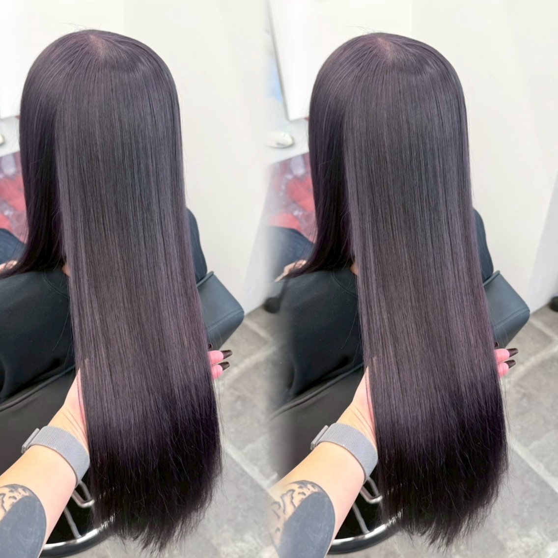 カラー ディープラベンダー ラベンダーカラー PELEmana🎀 ハイトーン🧚🪄のヘアスタイル