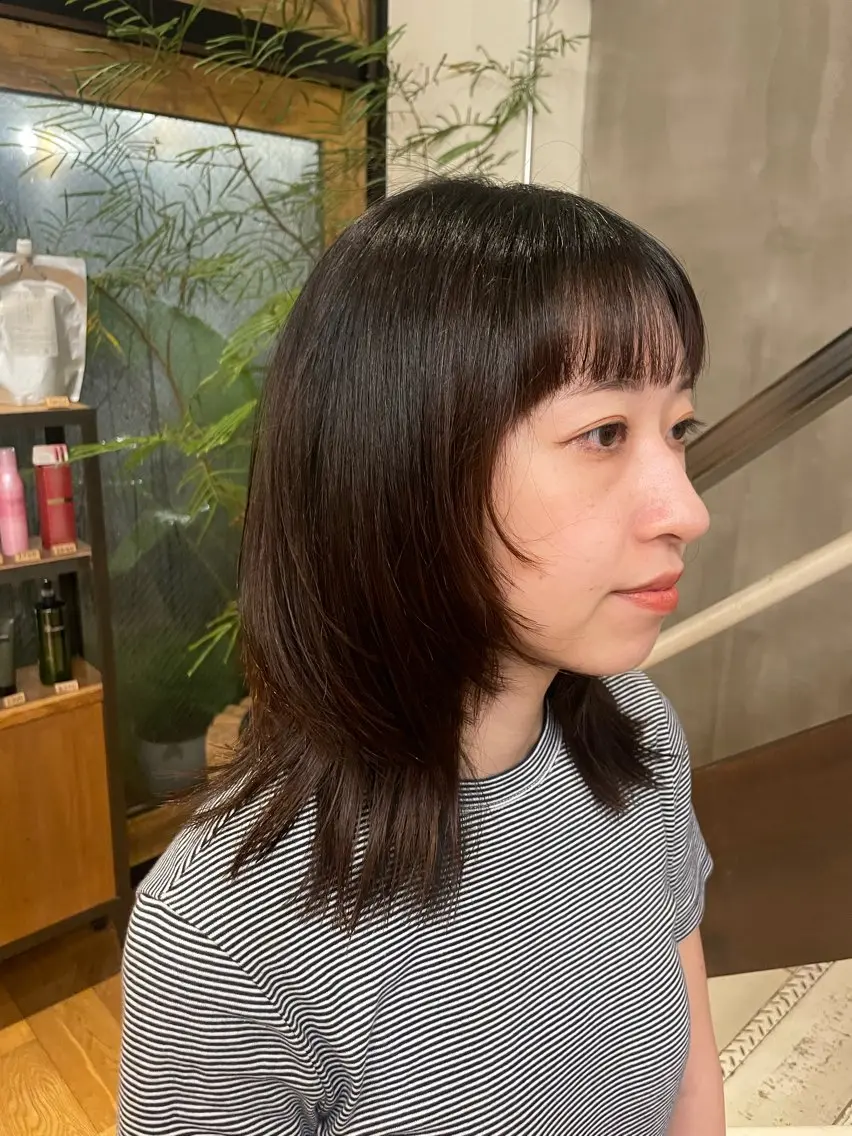 ミディアム 似合わせカラー/ 堀江美容室/レミ🎀のヘアスタイル