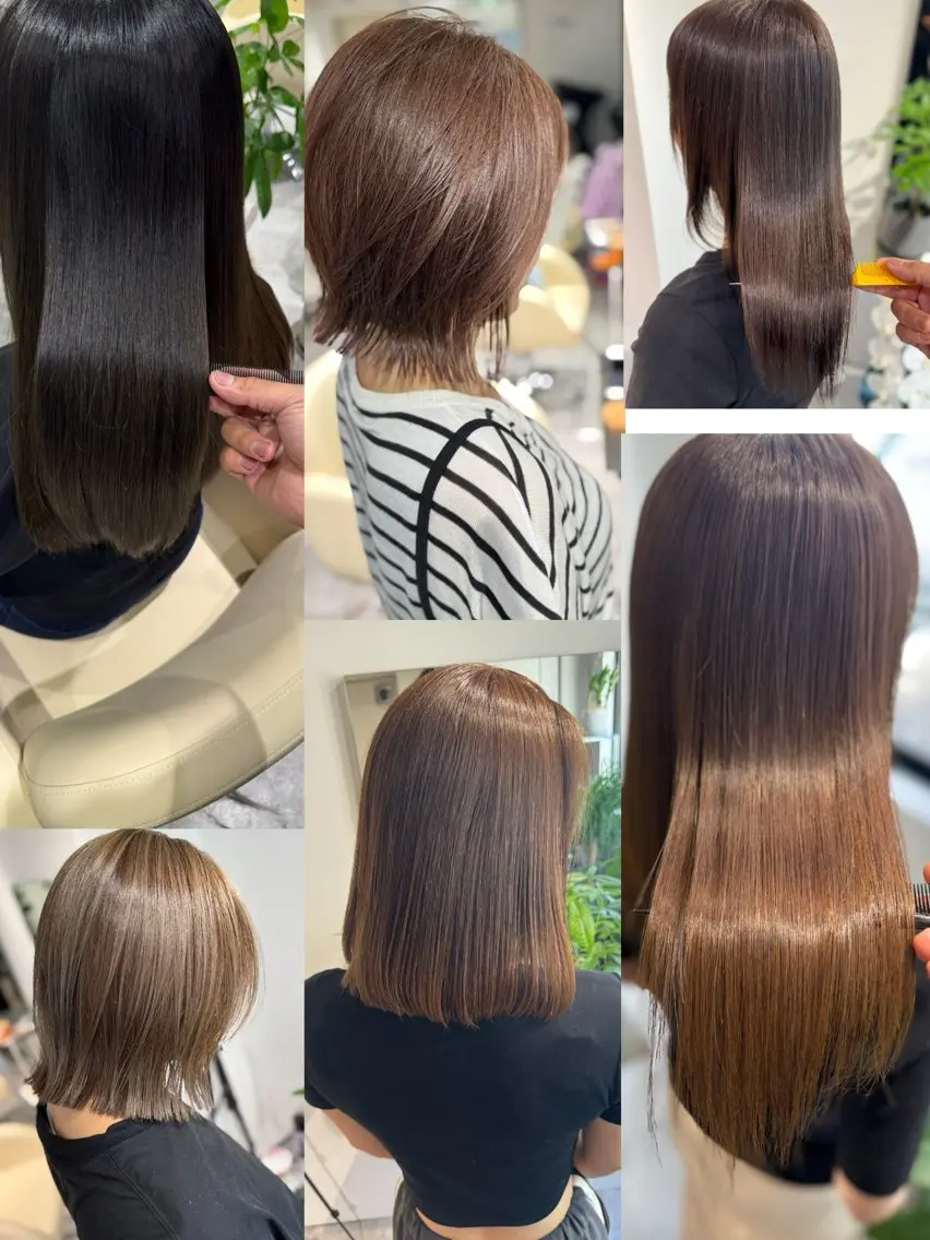 ロング カラー ハイライトカラー ハイライト 夜23時まで予約🉑 reverieあきらのヘアスタイル