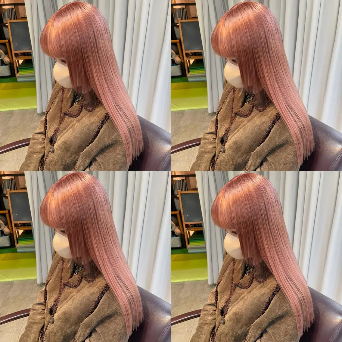 ロング カラー カット ヘアカラー トリートメント ヘアセット 💜ハイトーン💛 マジカルかいちゃんのヘアスタイル