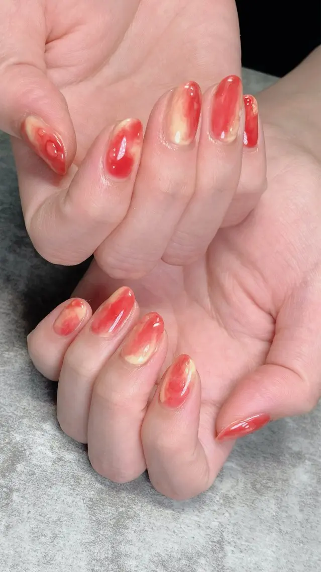 ネイル ハンドネイル ハンドケア shino🌟 痛ネイルのネイルデザイン