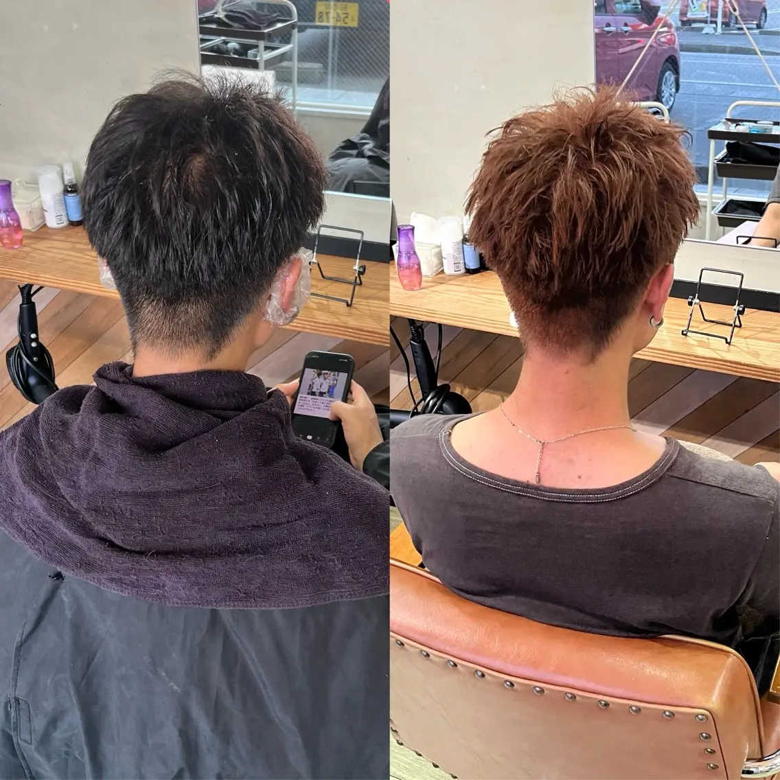 カラー ベージュカラー ブリーチ ブリーチなしカラー 水口 青俐のヘアスタイル