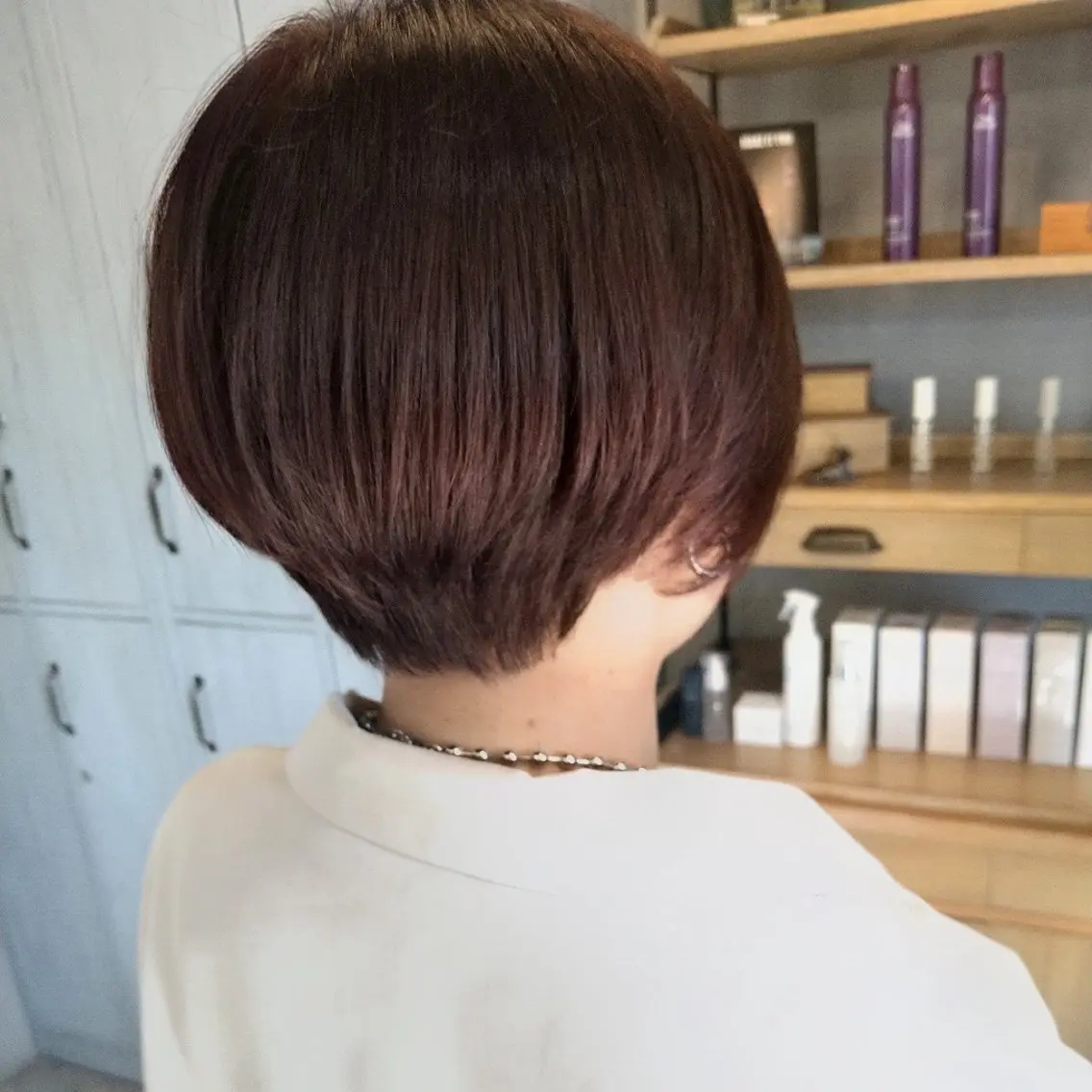 ショート ショートヘア カット ヘアカラー lily ogasawaraのヘアスタイル
