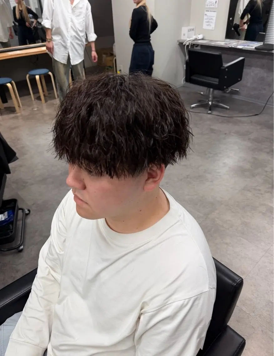 パーマ カット パーマ シャドウパーマ/立川 メンズ/コタロウのヘアスタイル