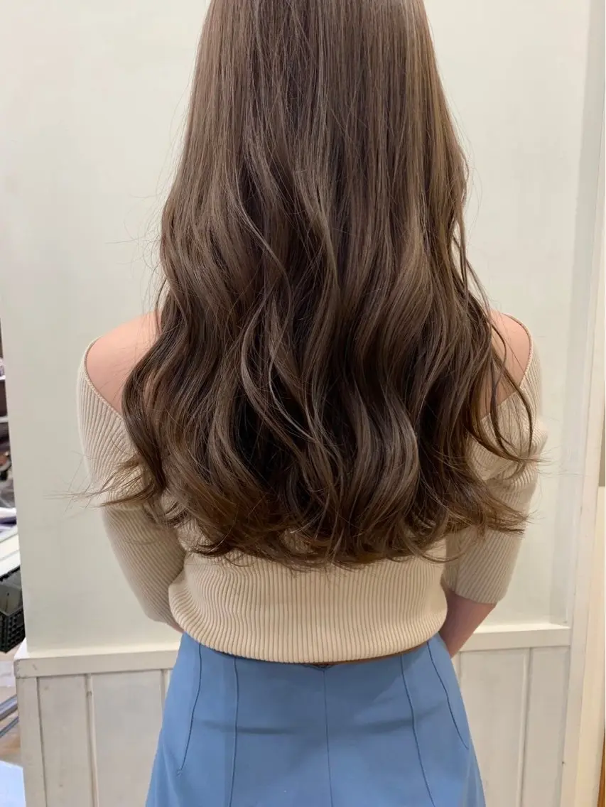 ロング 韓国ヘア ‎⟡.·KANA🐥のヘアスタイル