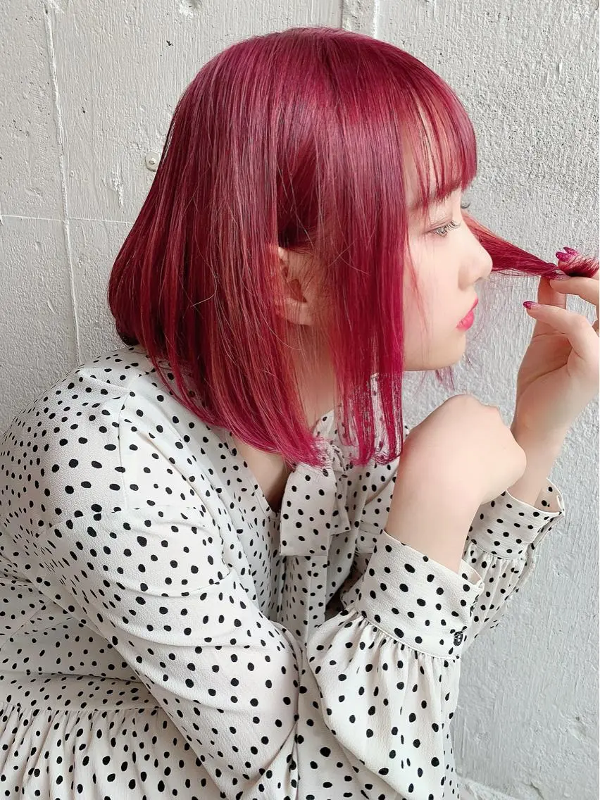 🎀丸々ガラッと💓髪色チェンジ🎀ケアブリーチダブルカラー(全頭ブリーチ+オンカラー)+トリートメント 🎀の写真