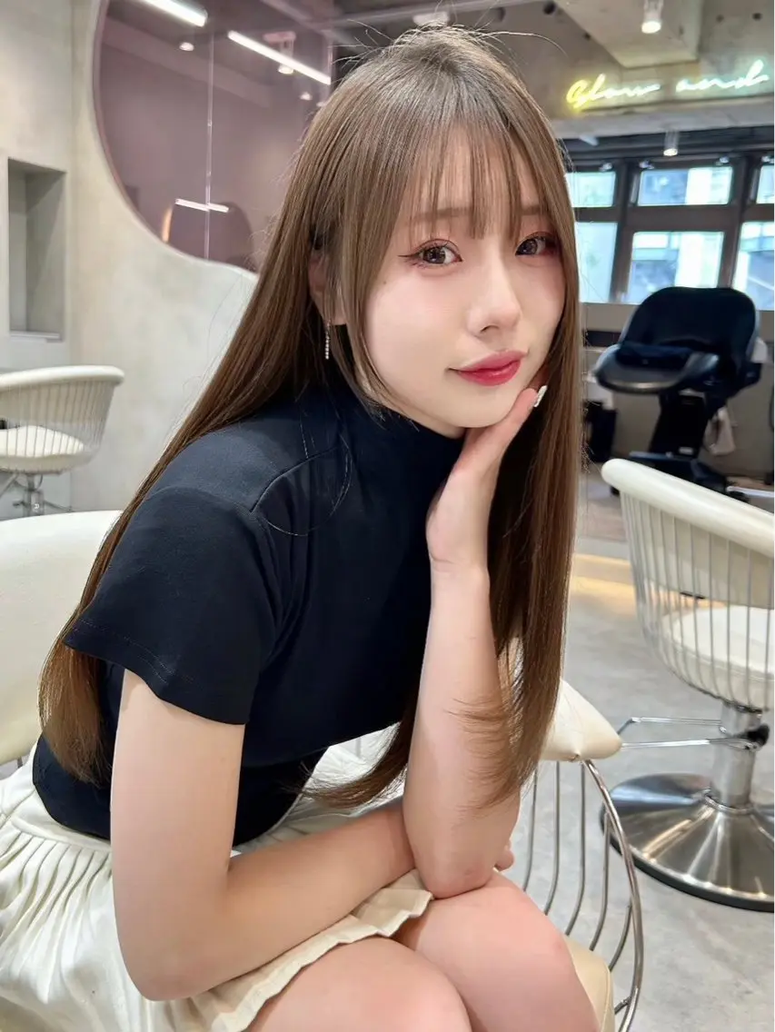 ロング カラー ヘアアレンジ カット ヘアカラー 縮毛矯正 トリートメント 巻ける縮毛矯正/ 透明感/吉田光佑のヘアスタイル