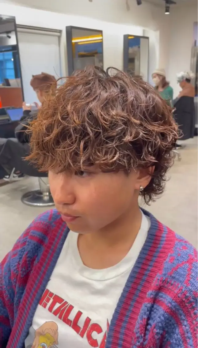 パーマ メンズ fifth 武正 琉生のヘアスタイル