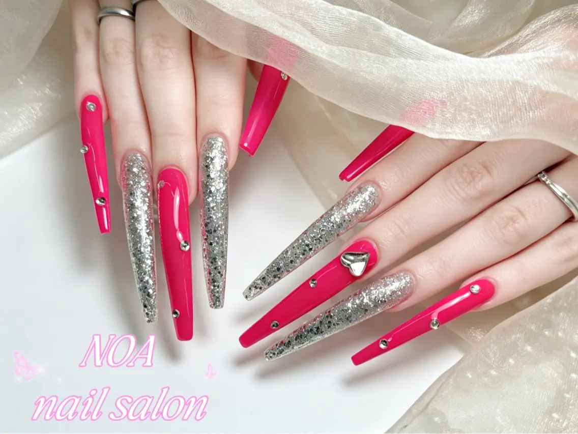 ロング ハンドネイル Noa Nail みつきのネイルデザイン