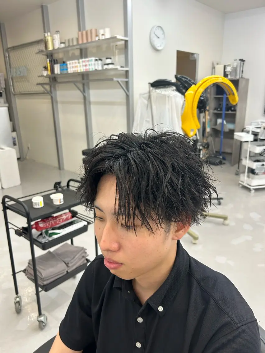 パーマ パーマ 西村 琥太郎のヘアスタイル