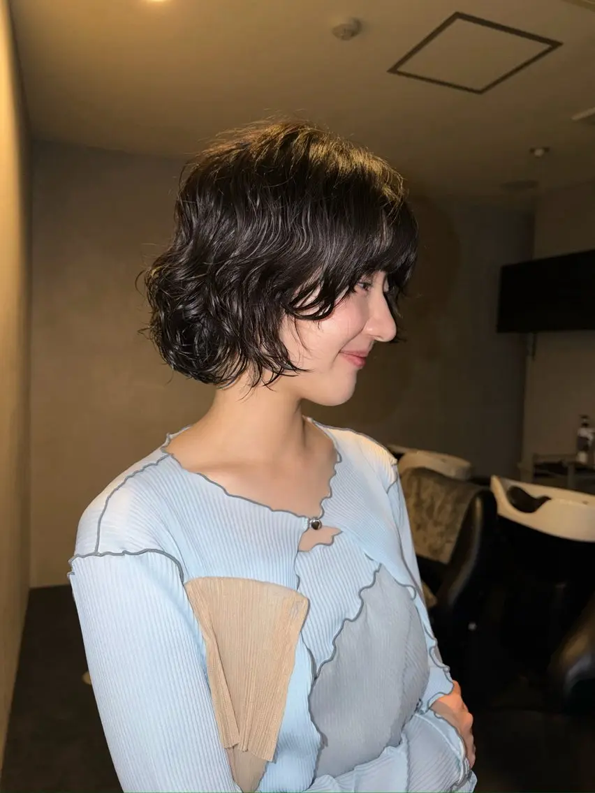ショート パーマ パーマ 似合わせカット指名率 NO.1/髪質改善のヘアスタイル