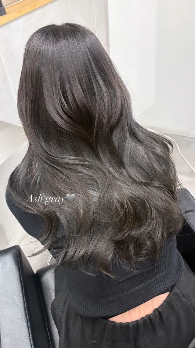 艶髪ワンカラー＋髪質改善トリートメント＋ストレートorコテ巻き仕上げ🎀の写真